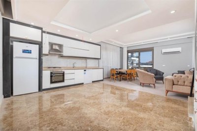 Three-Storey Villa For Sale in Belek, Antalya With A Private Pool - American kitchen