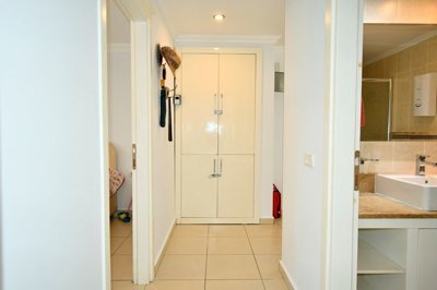 Delightful Garden Apartment For Sale In Side - Hallway and shared shower room