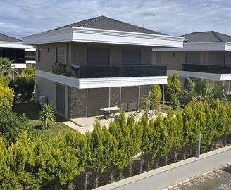 Brand New Villa For Sale In Belek, Antalya - Modern two-storey villa with a private garden and pool