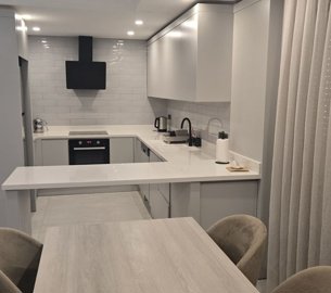 Brand New Villa For Sale In Belek, Antalya - Dining area into the kitchen