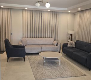 Brand New Villa For Sale In Belek, Antalya - Large lounge area with ambient lighting