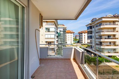Seafront Apartment For Sale In Alanya - Large balcony from the living space
