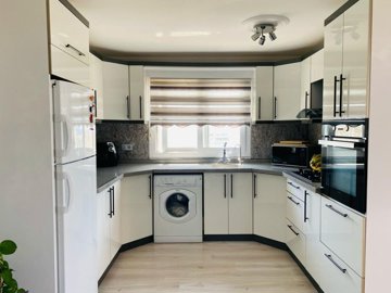 Penthouse Apartment For Sale In Didim – Stylish refurbished kitchen