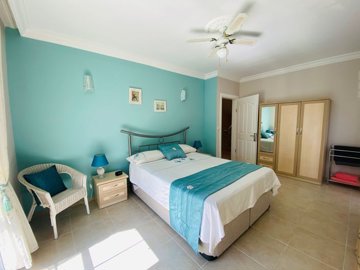 Sizeable Semi-Detached Villa For Sale In Didim – Generously sized double bedroom