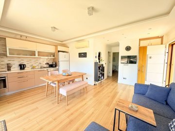 Furnished Sea-View Apartment For Sale In Bodrum – Bright and airy living space