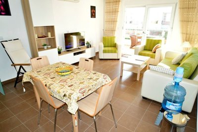 Key-Ready Property For Sale In Side, Antalya - Lounge and dining space