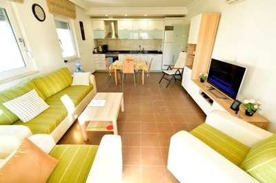 Key-Ready Property For Sale In Side, Antalya - Fully furnished lounge