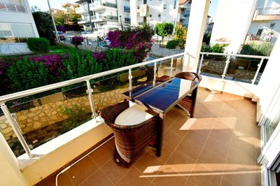 Key-Ready Property For Sale In Side, Antalya - Great-size balcony