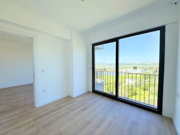 A Brand New Sunset View Apartment For Sale In Milas, Dorttepe - First bedroom