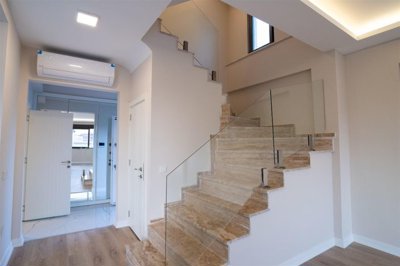 Sensational Villa In Belek For Sale With A Private Pool - Staircase and through to the kitchen