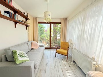 Pretty lounge with garden views