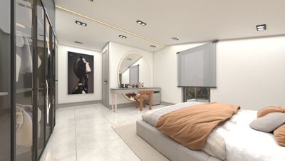 Riverside Apartments For Sale In Belek - Luxury bedroom