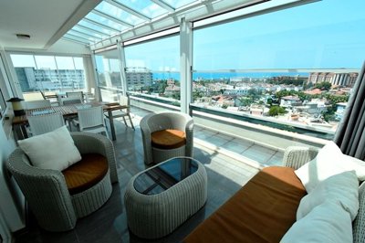 Sea View Antalya Property For Sale In Side - Sea views from the large balcony