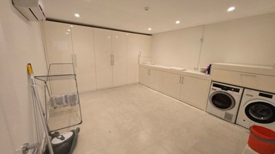 Opulent Belek Villa With A Private Pool & Spa Facilities For Sale Near Golf Courses - Huge laundry room with storage cabinets