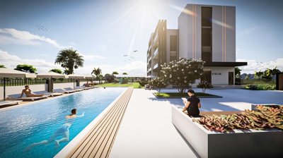 Newly Built Apartments For Sale In Belek - Pool, terraces and social areas