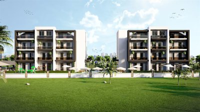 Newly Built Apartments For Sale In Belek - Two apartment blocks
