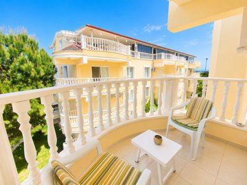 Sea View Apartment For Sale In Didim Near Altinkum – Balcony from the first bedroom