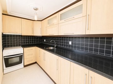Sea View Apartment For Sale In Didim Near Altinkum – Kitchen with white goods