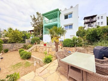 Tranquil Sea View Bodrum Property For Sale - Main view of the villa and private garden