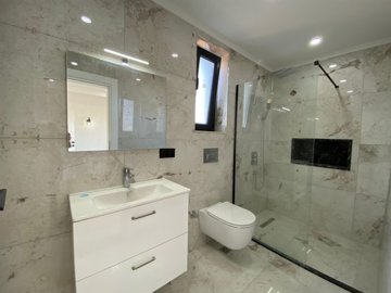 Modern Stone Villa For Sale In Belek, Antalya - Modern shower room