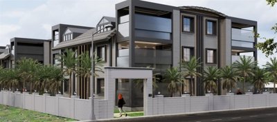 Apartments On The Riverside For Sale In Belek - Secure complex with social gardens