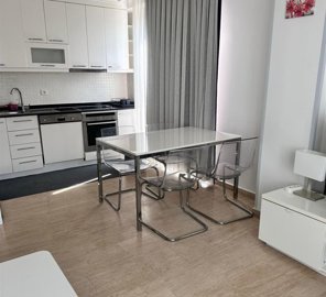 Renovated Belek Apartment In Antalya For Sale - Dining area to the kitchen from the lounge