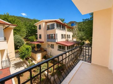 Immaculate Semi-Detached Villa For Sale In Akbuk – Balcony with pretty views