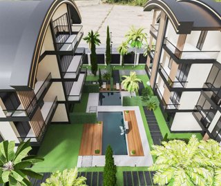 Residential Apartments For Sale In Belek - Looking over the social areas