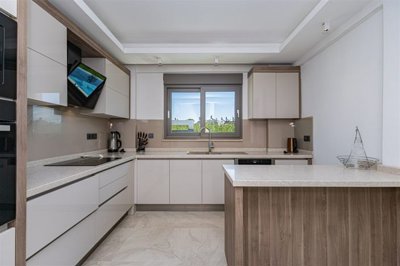 Superb Property For Sale In Belek With Spa Facilities - Kitchen with white goods
