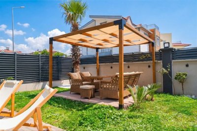 Striking Villa For Sale In Belek, Antalya With A Private Pool - Delightful pergola seating area