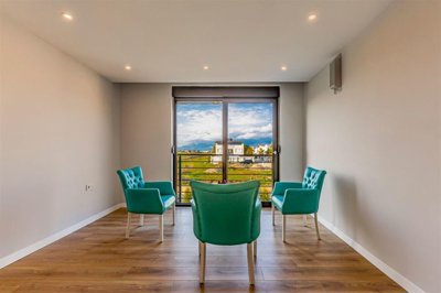 Contemporary Belek Golf Villa For Sale With A Private Pool - Seating area with nature views