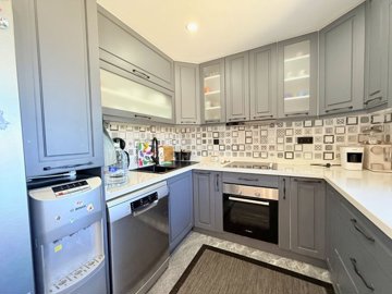 Exquisite Semi-Detached Yalikavak Villa For Sale - Fully fitted kitchen with white goods