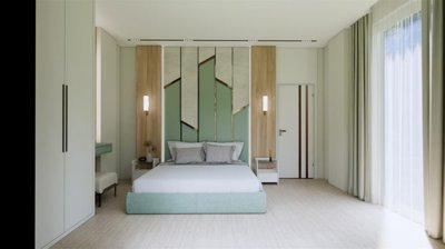 Luxury Antalya Villa For Sale In Belek - Master bedroom with dressing room