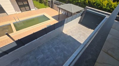 Brand New Villa Investment For Sale In Antalya - View over the private gated driveway