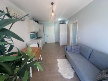 Beautiful Key Ready Apartment For Sale In Dalyan - Lounge to the kitchen