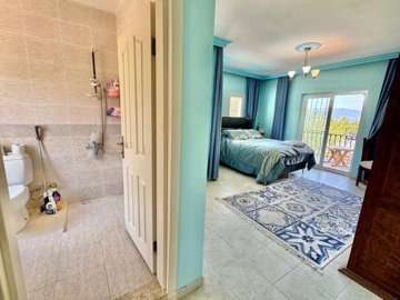 Dream Villa In Uzumlu, Fethiye For Sale - Double bedroom with an ensuite shower room