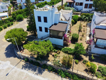 Bodrum Villa For Sale Near The Beach & Marina - Arial view over the villa