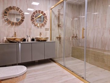 Masterpiece Villa With A Private Pool, Sauna & Garden For Sale in Belek - Luxurious bathrooms