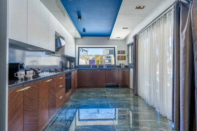Striking Villa With A Private Pool For Sale In Belek, Antalya - Huge modern kitchen