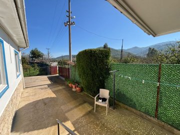 Tranquil Dalyan Bungalow For Sale In Okcular, Ortaca - Large terrace