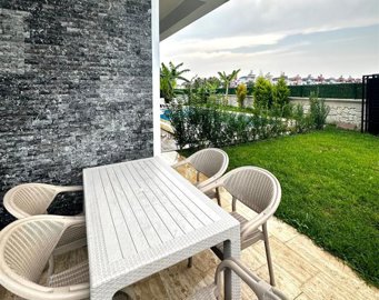Impeccable Villa With Private Facilities For Sale In Belek - Seating area