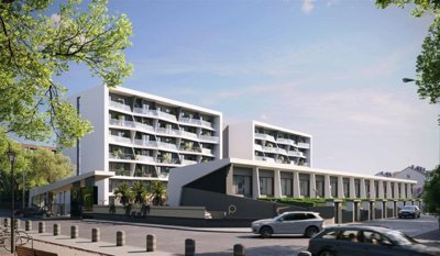 Hotel Concept Antalya Property For Sale In Kepez – View of the complex from the street