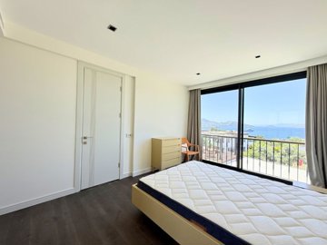 Brand New Sea View Villa For Sale In Yalikavak, Bodrum - Double bedroom with gorgeous sea views