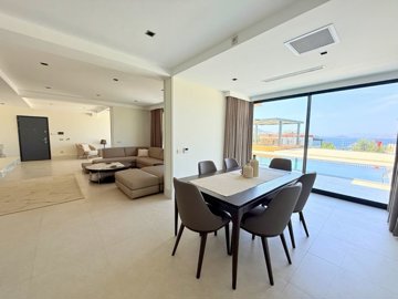 Brand New Sea View Villa For Sale In Yalikavak, Bodrum - Bright and airy living space with sea views