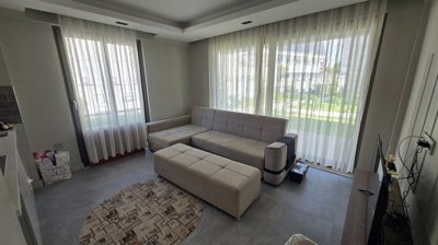 Garden-Floor Apartment In Belek For Sale With A Pool & Social Facilities - Lounge with garden access