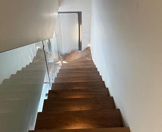 Divine Apartment For Sale With On-Site Luxury Facilities - Looking down the modern staircase