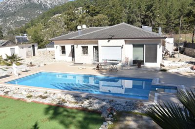 Luxury Bespoke Bungalow For Sale In Uzumlu - Vast amounts of private outdoor space