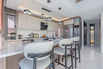 Smart Home Villa For Sale In Belek With A Private Garden & Pool - Island with seating