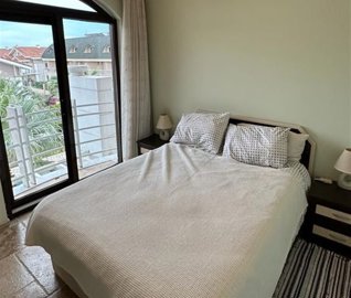 Furnished Duplex Belek Apartment For Sale - Bright and airy double bedroom