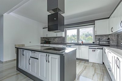 Striking Villa With Private Spa Facilities For Sale in Belek - Very large and luxurious kitchen